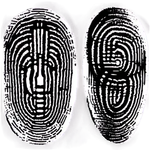 Futuristic Fingerprint Scan Png 05242024 PNG image