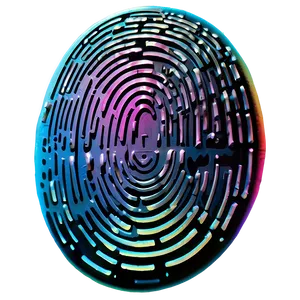 Futuristic Fingerprint Scan Png Olt67 PNG image