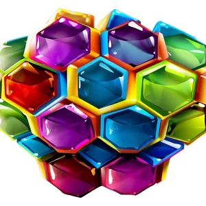 Futuristic Hexagon Pattern PNG Jom85 PNG