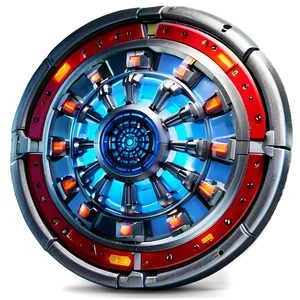 Futuristic Iron Man Reactor PNG Ajt PNG