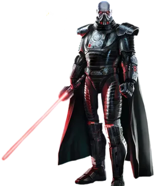 Futuristic Knight With Energy Sword PNG image