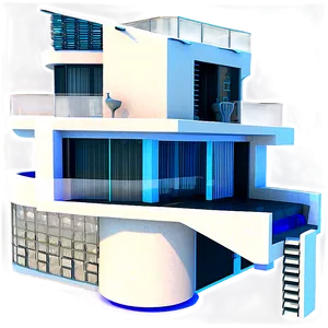 Futuristic Mansion Concept Png Geb PNG image