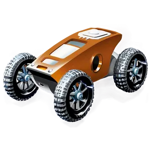 Futuristic Mars Rover Buggy PNG Qvt PNG