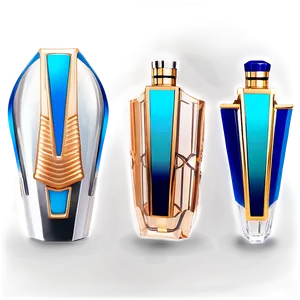 Futuristic Perfume Bottle Concept Png 06212024 PNG image