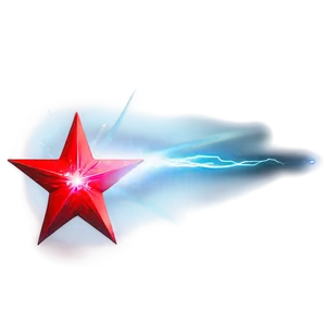 Futuristic Red Star PNG 36