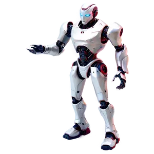 Futuristic Robot Figure PNG Snm67 PNG