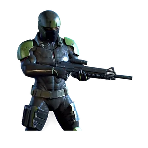 Futuristic Rogue Soldier Png Bjb39 PNG image