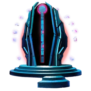 Futuristic Sci-fi Altar PNG 06242024 PNG