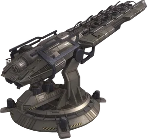 Futuristic Sci Fi Cannon PNG image