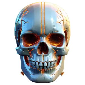 Futuristic Skull Render Png C PNG image