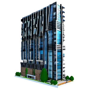 Futuristic Skyscraper Concept Png 05212024 PNG image