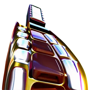 Futuristic Slot Machine Concept PNG