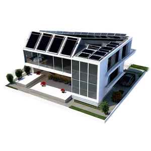 Futuristic Smart House PNG Gdf