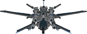 Futuristic Spaceship Design