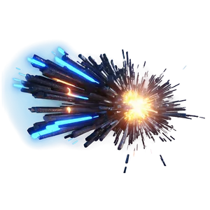 Futuristic Tech Explosion Png 24 PNG image