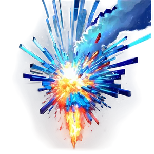 Futuristic Tech Explosion Png Mke PNG image