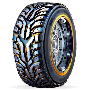 Futuristic Tire Tread Design PNG Iac74 PNG