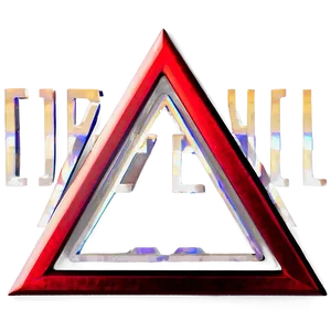 Futuristic Triangle Design PNG 05042024