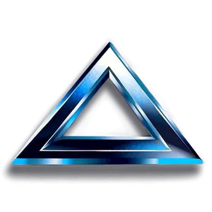 Futuristic Triangle Design PNG 25