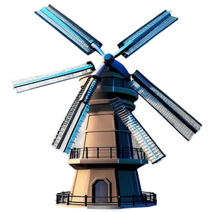 Futuristic Windmill Concept Png Ufu PNG image