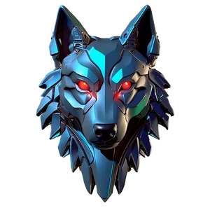 Futuristic Wolf Head Technology PNG Mtf PNG