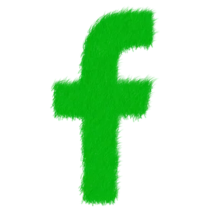 Fuzzy Green Social Media Icon