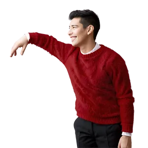 Fuzzy Red Sweater PNG 54 PNG