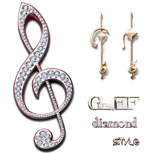 G Clef In Diamond Style Png 76 PNG image