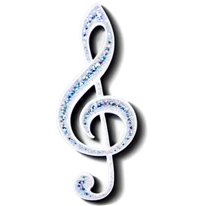 G Clef With Glitter Png 35 PNG image