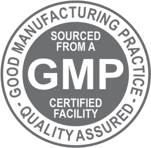 G M P Certified Facility Seal PNG image