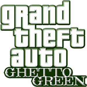 G T A Ghetto Green Logo PNG image