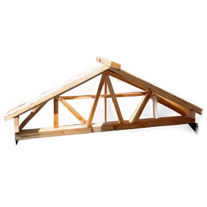 Gable Roof Truss PNG 5