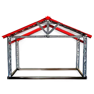 Gable Roof Truss PNG Akq