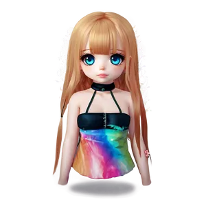 Gacha Hair Kawaii Png 06212024 PNG image