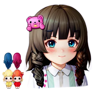 Gacha Life Hair Png 14 PNG image