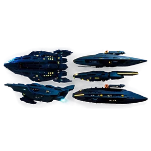 Galactic Alien Fleet PNG Egc PNG