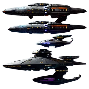 Galactic Alien Fleet PNG Lqq58 PNG