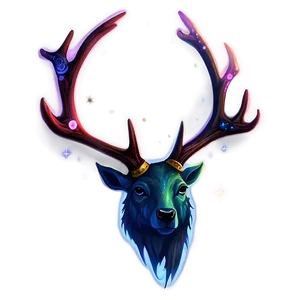 Galactic Antler Illustration PNG 06212024 PNG