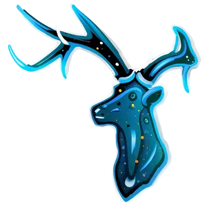 Galactic Antler Illustration PNG Mvs PNG