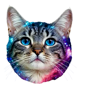 Galaxy Cat Filter PNG Kng