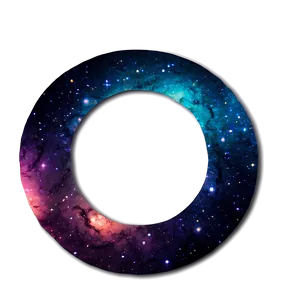 Galaxy Circle Frame PNG Yrs11 PNG