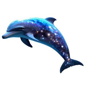 Galaxy Dolphin Png 05062024 PNG image