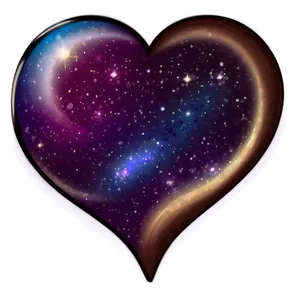 Galaxy Heart Vector PNG 35 PNG