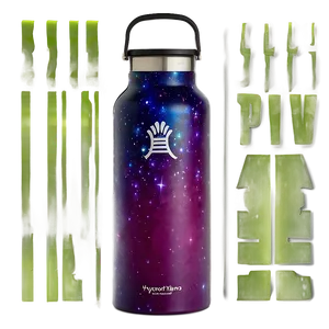 Galaxy Hydro Flask PNG Ysm