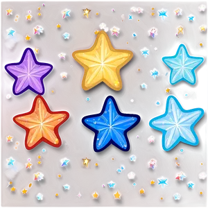 Galaxy Star Pattern PNG Eki