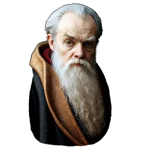 Galileo Renaissance Scientist PNG 10