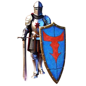 Gallant Knight PNG Lid PNG