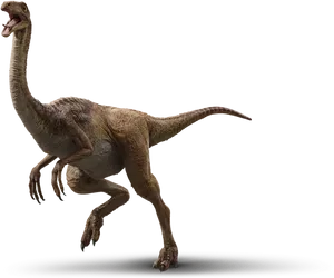 Gallimimus Dinosaur Render Jurassic World PNG image