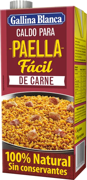 Gallina Blanca Paella Broth Packaging