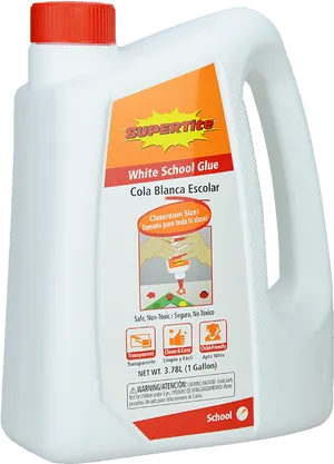 Gallon School Glue Container PNG